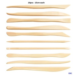 Plastic Clay Tool Set of 10 - Double sided